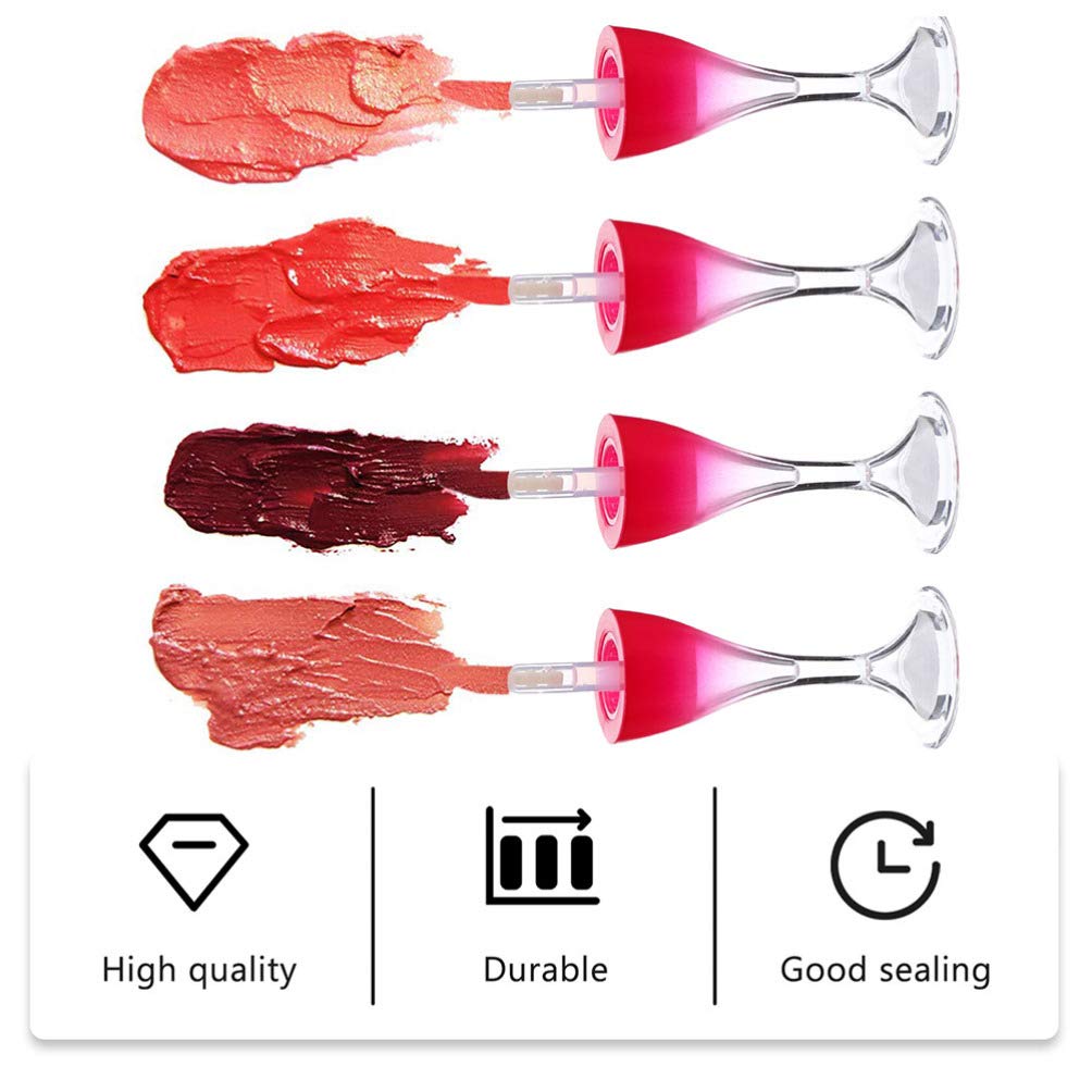 Beaupretty 20 tubos vacíos de vidrio de vino, esmalte de labios, botella de brillo de labios, varita labial, tubo de labios vacíos, tubos de brillo