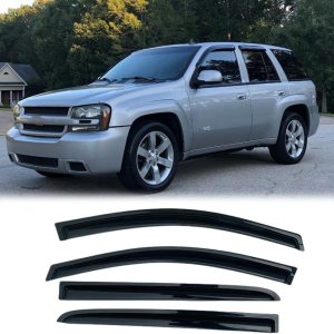 Puermto Deflector de viento para ventana lateral impermeable 94823, 4 piezas de repuesto de protección, visera de ventana para Trailblazer 2020 2021 Puermto Deflector de viento para ventana lateral impermeable 94823, 4 piezas de repuesto de protección, visera de ventana para Trailblazer 2020 2021