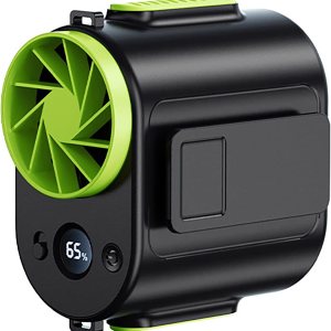 JOSBY Mini ventilador de cintura y cuello portátil 2 en 1, ventilador de cinturón USB manos libres de 10000 mAh, ventilador personal con batería JOSBY Mini ventilador de cintura y cuello portátil 2 en 1, ventilador de cinturón USB manos libres de 10000 mAh, ventilador personal con batería