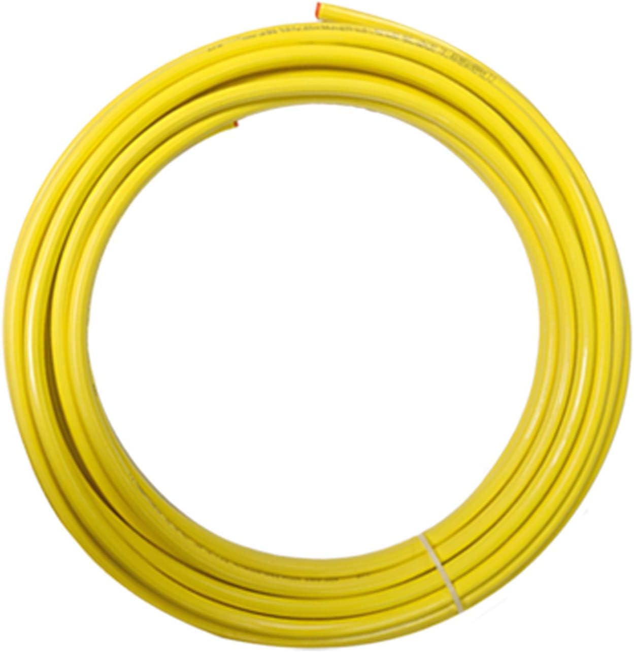 CLI Readi-Protector – Tubo de cobre con revestimiento de polietileno amarillo de 12 pulgada de diámetro exterior x 50 pies para servicio de gas LP
