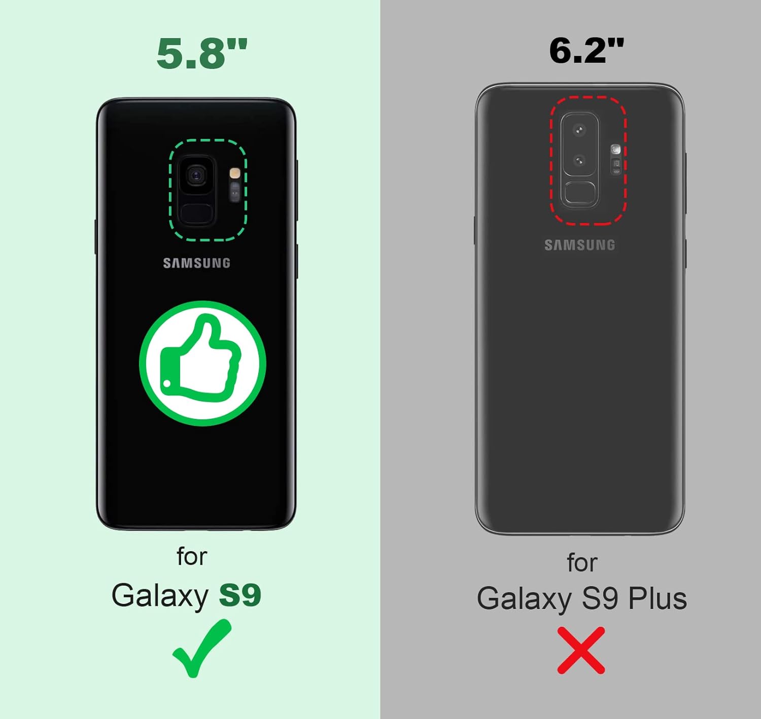 Shields Up Funda para Galaxy S9, funda Samsung S9, funda minimalista con tarjetero y soporte de anillo, protección contra caídas Funda protectora