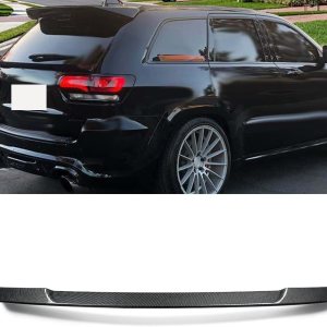 MIC Alerón de ala media para portón trasero compatible con Grand Cherokee 2013-2020 (estilo de fibra de carbono-medio) MIC Alerón de ala media para portón trasero compatible con Grand Cherokee 2013-2020 (estilo de fibra de carbono-medio)