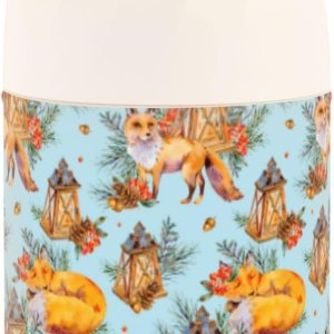 Watercolor Woodland Fox – Recipiente aislado para alimentos con cuchara de 17 onzas  16.9 fl oz, de acero inoxidable, a prueba de fugas, almuerzo Watercolor Woodland Fox – Recipiente aislado para alimentos con cuchara de 17 onzas  16.9 fl oz, de acero inoxidable, a prueba de fugas, almuerzo