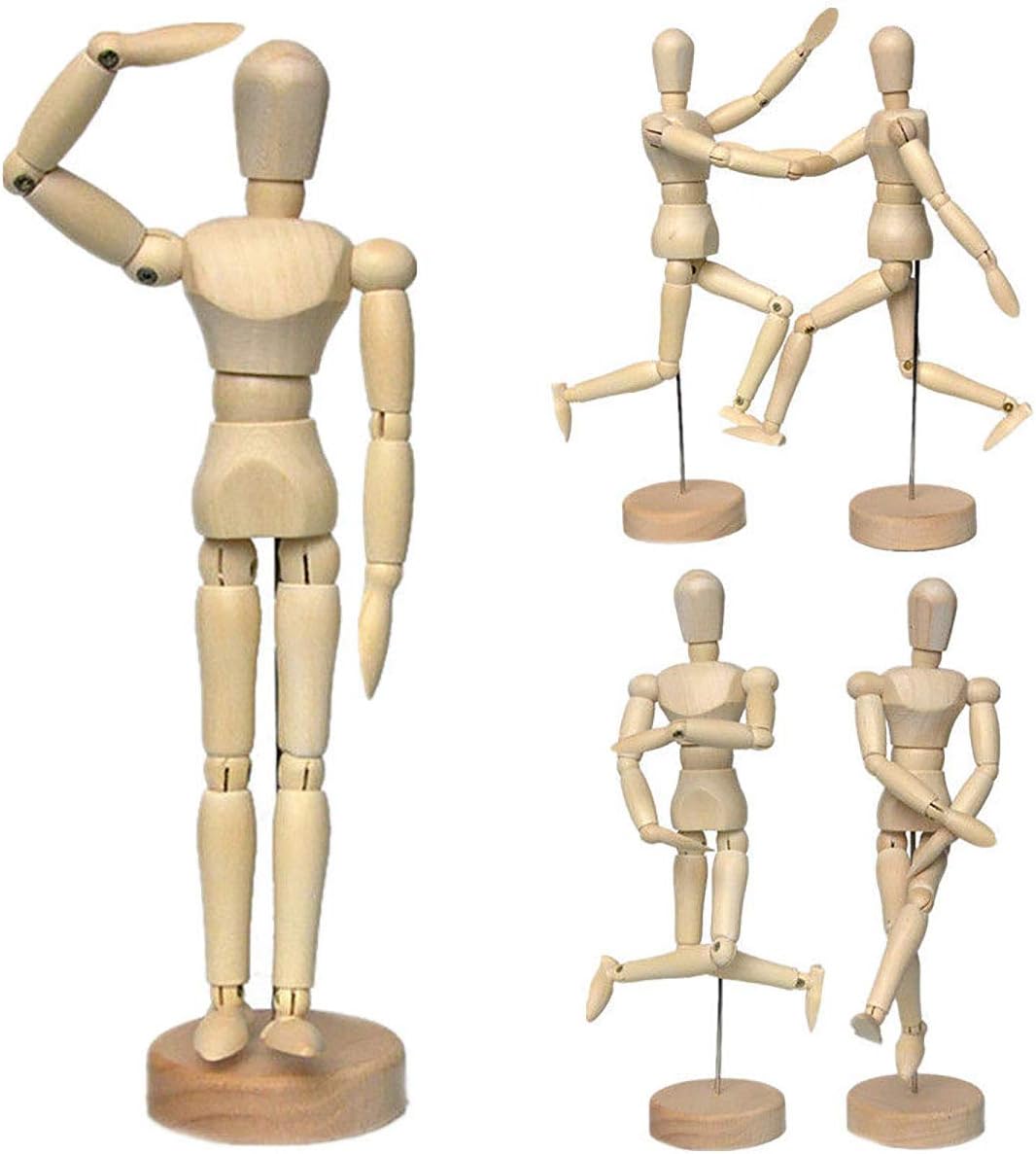 Artista Maniquí de Madera Dibujo Figura Laica Dibujo Modelo Ayuda Humana Figura Artista Dibujar Pintura Modelo Maniquí Muñeca articulada