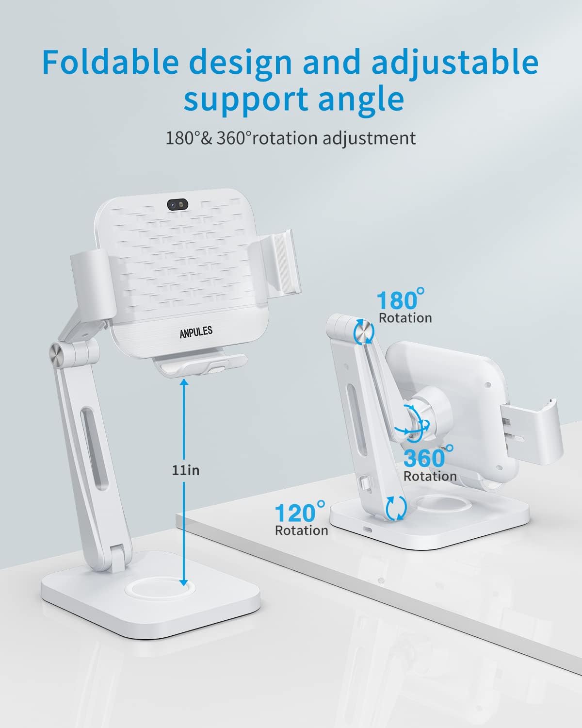 Soporte de cargador inalámbrico para Z Fold 6543, 3 bobinas Estación de carga 2 en 1 para Samsung Galaxy Buds 2 ProPro  2  Live y Z Fold Series