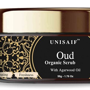 Unisaif Oud Organic Face Scrub – Exfoliante corporal con aceite de madera de agar, exfoliante suave para desintoxicar e hidratar la piel, frescura, Unisaif Oud Organic Face Scrub – Exfoliante corporal con aceite de madera de agar, exfoliante suave para desintoxicar e hidratar la piel, frescura,