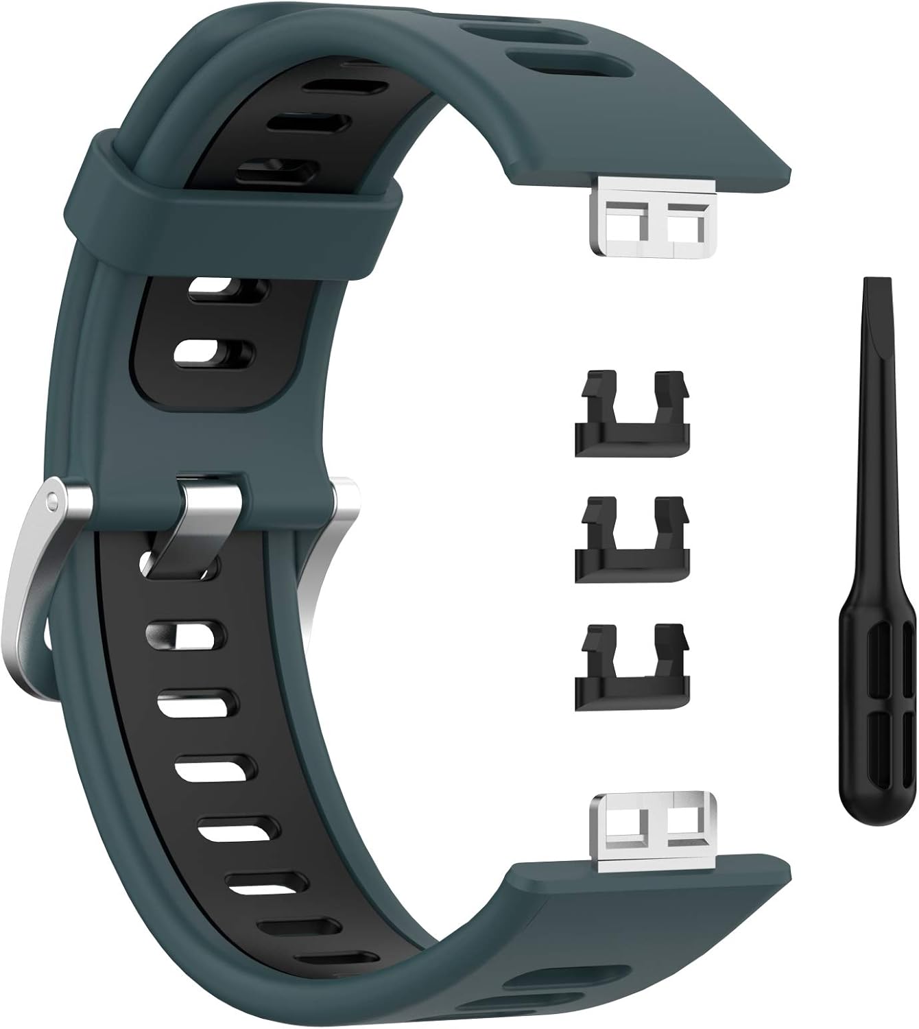 Compatible con Huawei Watch Fit Special Edition B39 Smart Watch, correa ajustable de dos tonos de repuesto transpirable para Huawei Watch Fit