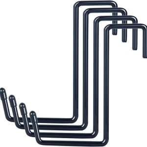 DINGEE Ganchos grandes con revestimiento de vinilo para colgar, gancho para colgar en bicicleta, ganchos de garaje, ganchos de escalera, organizador DINGEE Ganchos grandes con revestimiento de vinilo para colgar, gancho para colgar en bicicleta, ganchos de garaje, ganchos de escalera, organizador