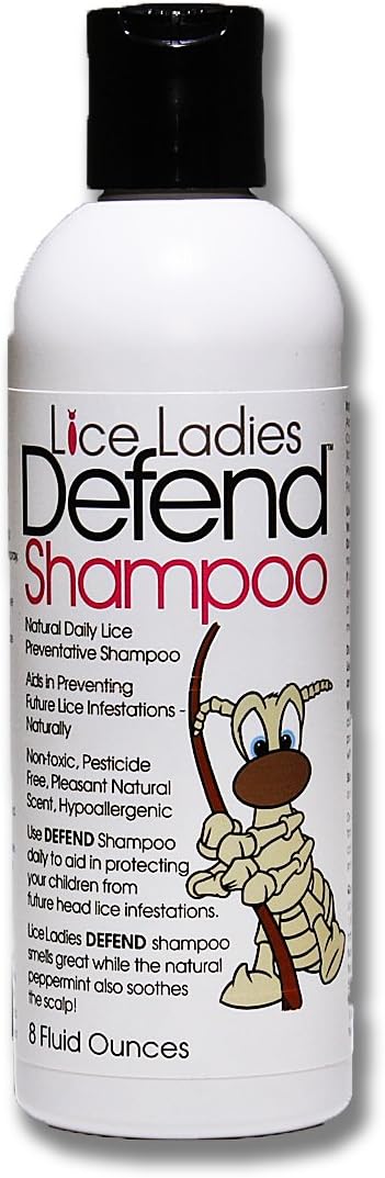 Defend Shampoo  Daily Shampoo Treatment, Non-Toxic, Homeopathic Formulation, Natural Treatment Shampoo, Hypoallergenic  8 OZ Bottle