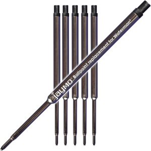Jaymo Repuesto para Waterman 834254 – Medidas 4.4 pulgadas  4.409 in de largo – Recambio de bolígrafo – 6 negro Jaymo Repuesto para Waterman 834254 – Medidas 4.4 pulgadas  4.409 in de largo – Recambio de bolígrafo – 6 negro