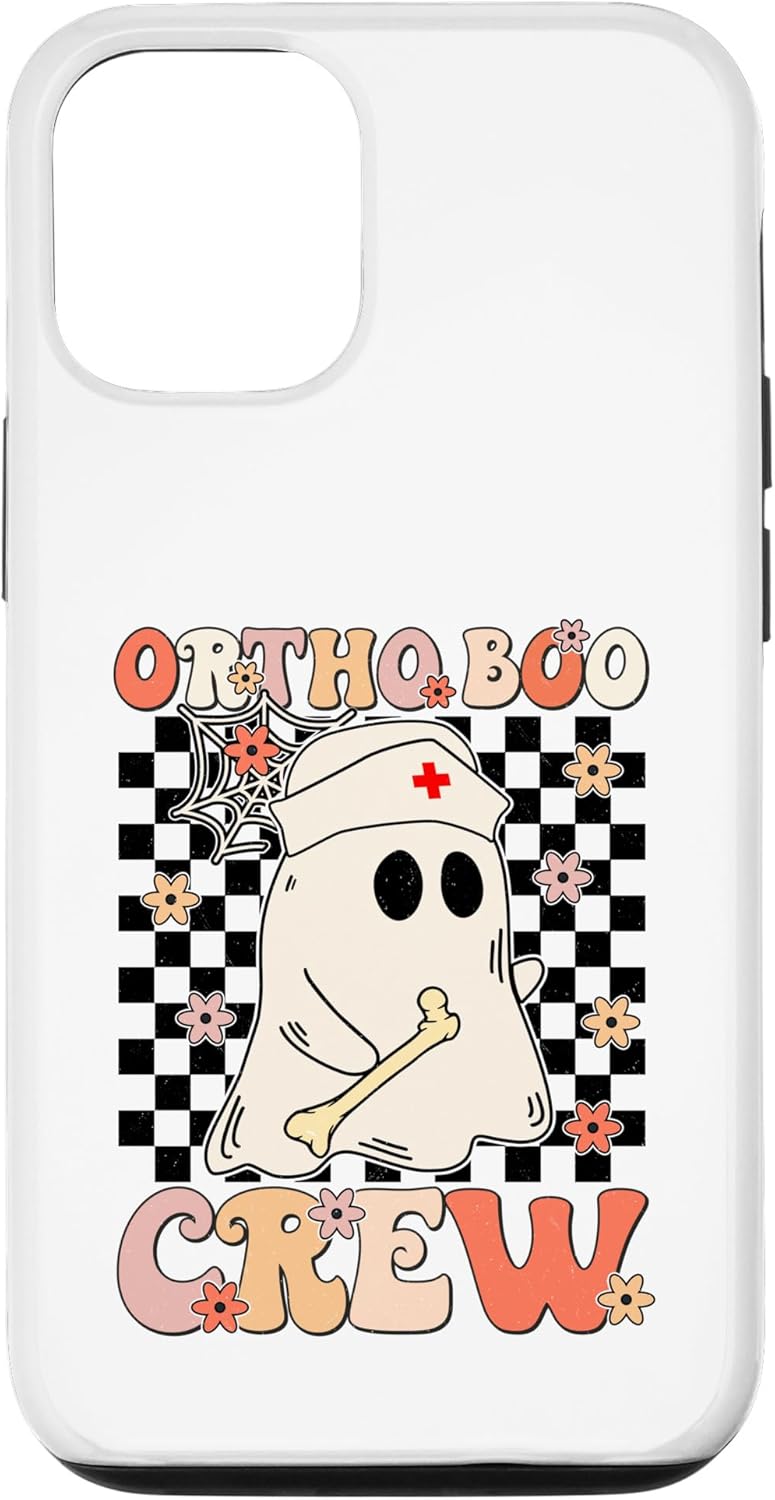 iPhone 13 Pro Ortho Boo Crew Ghost Pumpkin Orthopedic Nurse Halloween Case