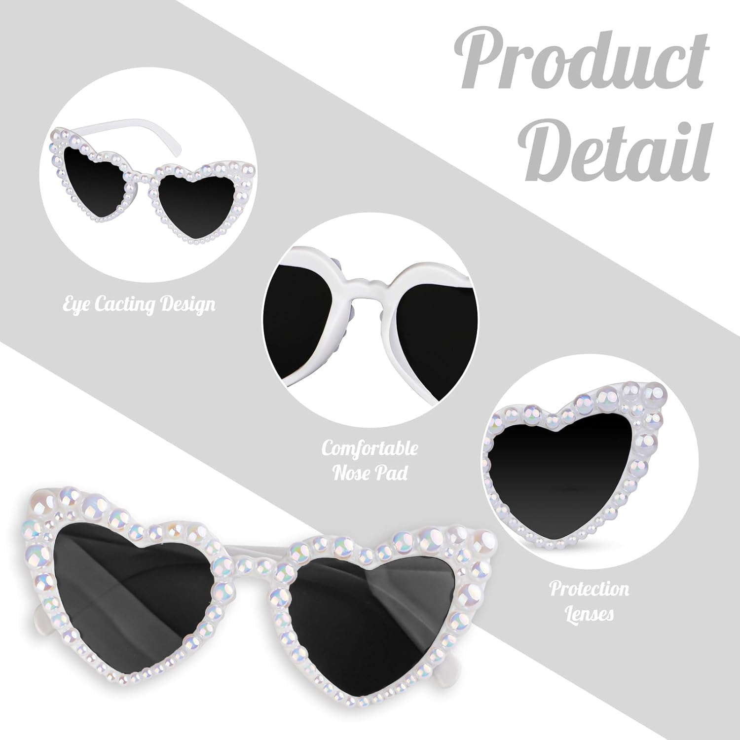 Bride Sunglasses for Bachelorette Bridal Glasses with rhinestone for Bride to Be Gift, Bachelorette Accessories Party Favors