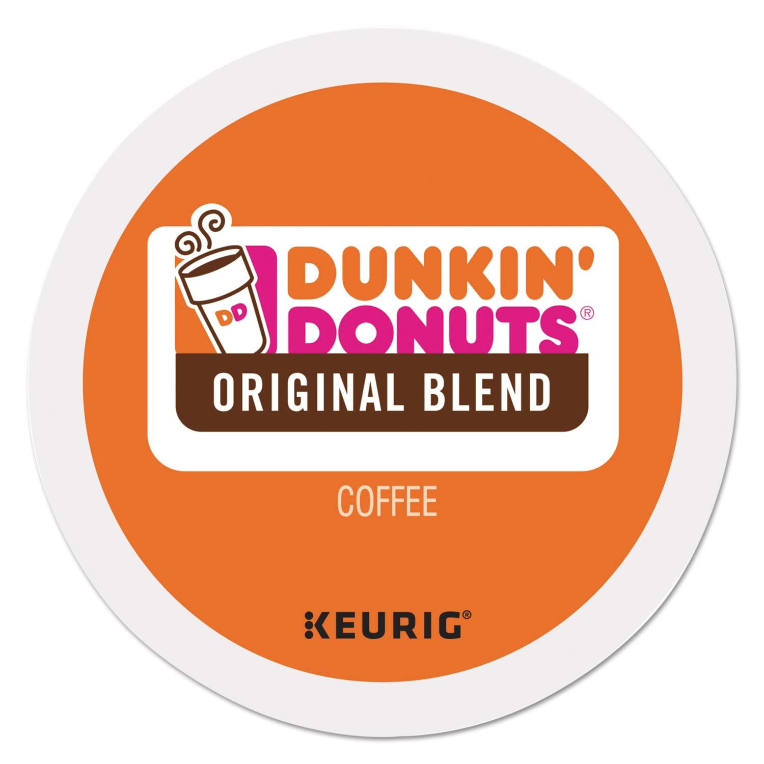 Dunkin’ Cápsulas K-Cup originales de café tostado medio auténtico. Con un sabor rico y suave inigualable por otros, suave y sabroso. – Original