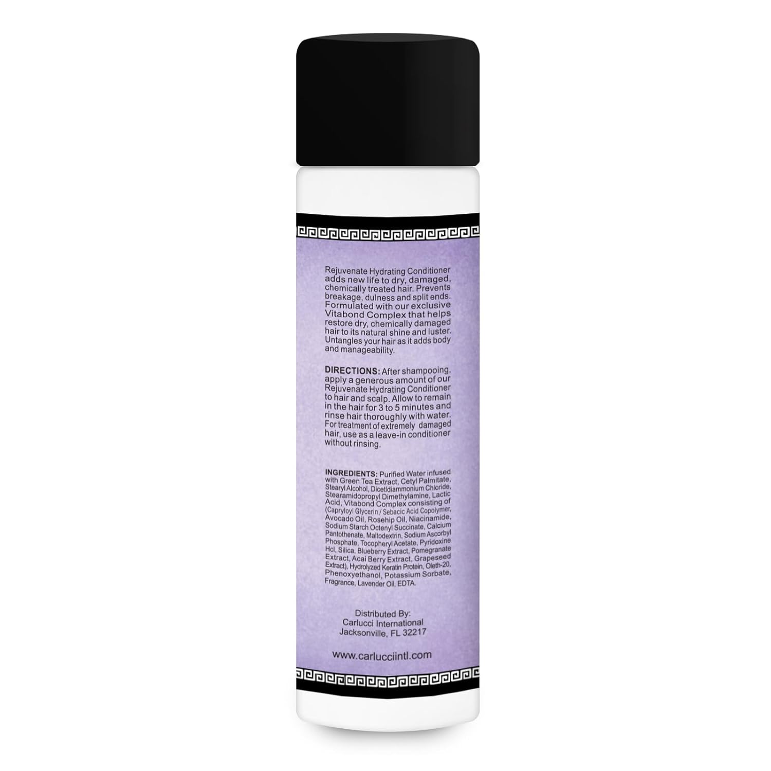 Carlucci  Rejuvenate Acondicionador Hidratante Vitabond Fórmula Profesional Enriquecida para Cabello Seco y sin brillo – 10 onzas