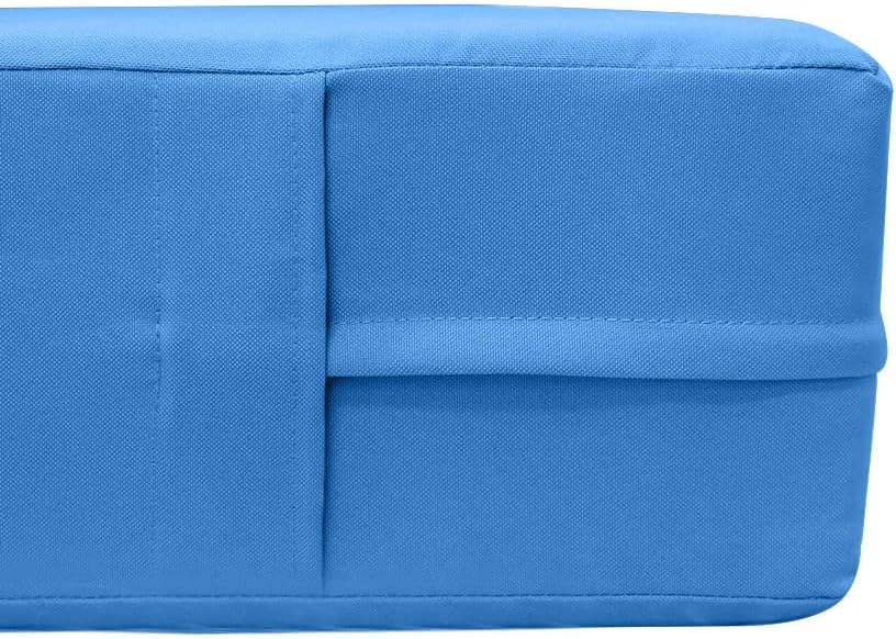 DBM IMPORTS Solo funda de 5 fundas de almohada para sofá cama de exterior, borde de cuchillo, tamaño Queen, AD102