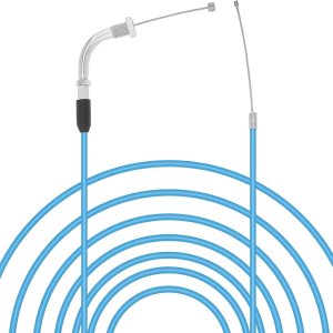 Cable del acelerador de repuesto de motocicleta de alto rendimiento, cable de acelerador de carburador deslizante plano ajustable para Cable del acelerador de repuesto de motocicleta de alto rendimiento, cable de acelerador de carburador deslizante plano ajustable para
