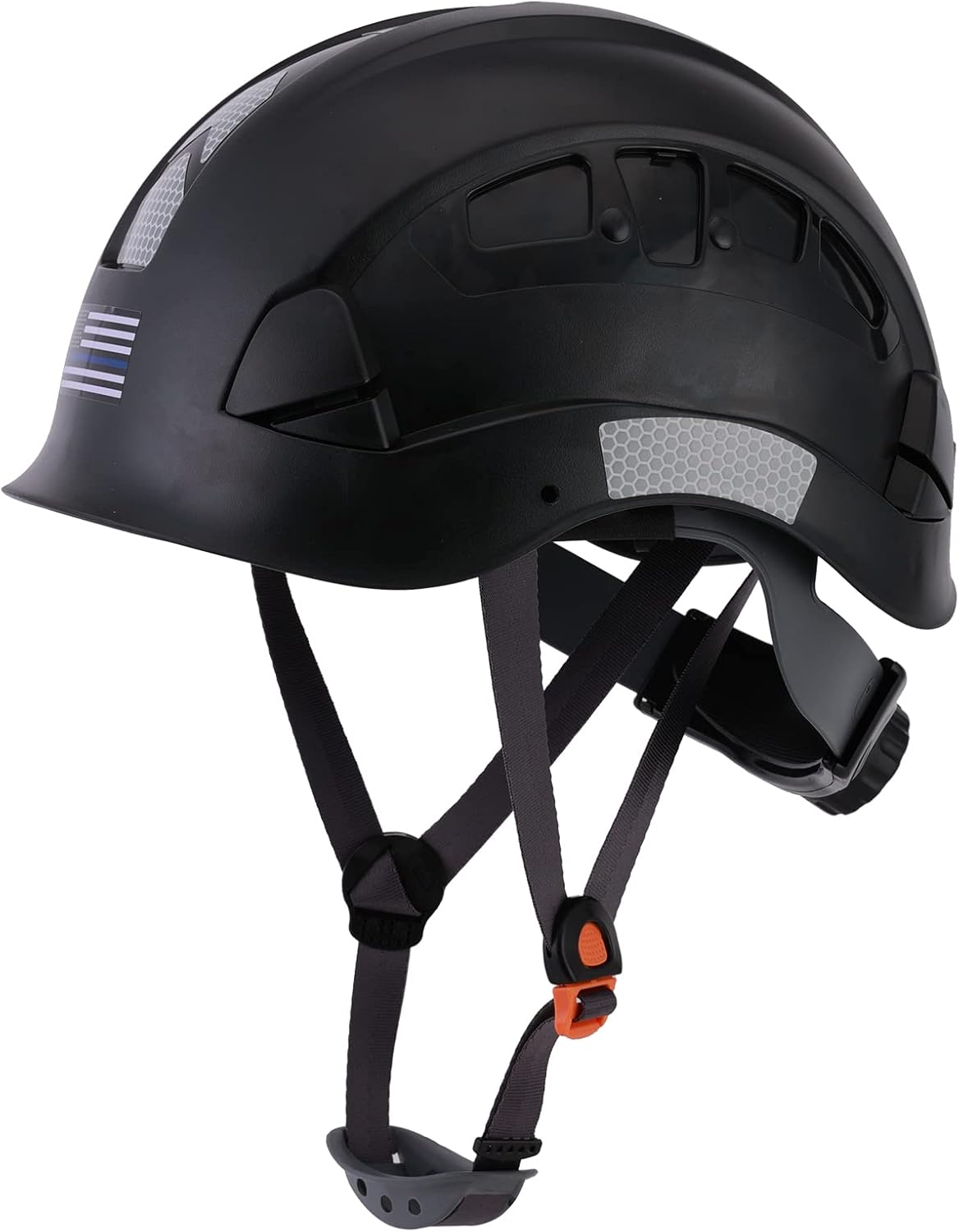 Casco de seguridad con visera y protección auditiva, casco de trabajo aprobado por LOHASTAR ANSI Z89.1 para motosierra forestal, casco de tala