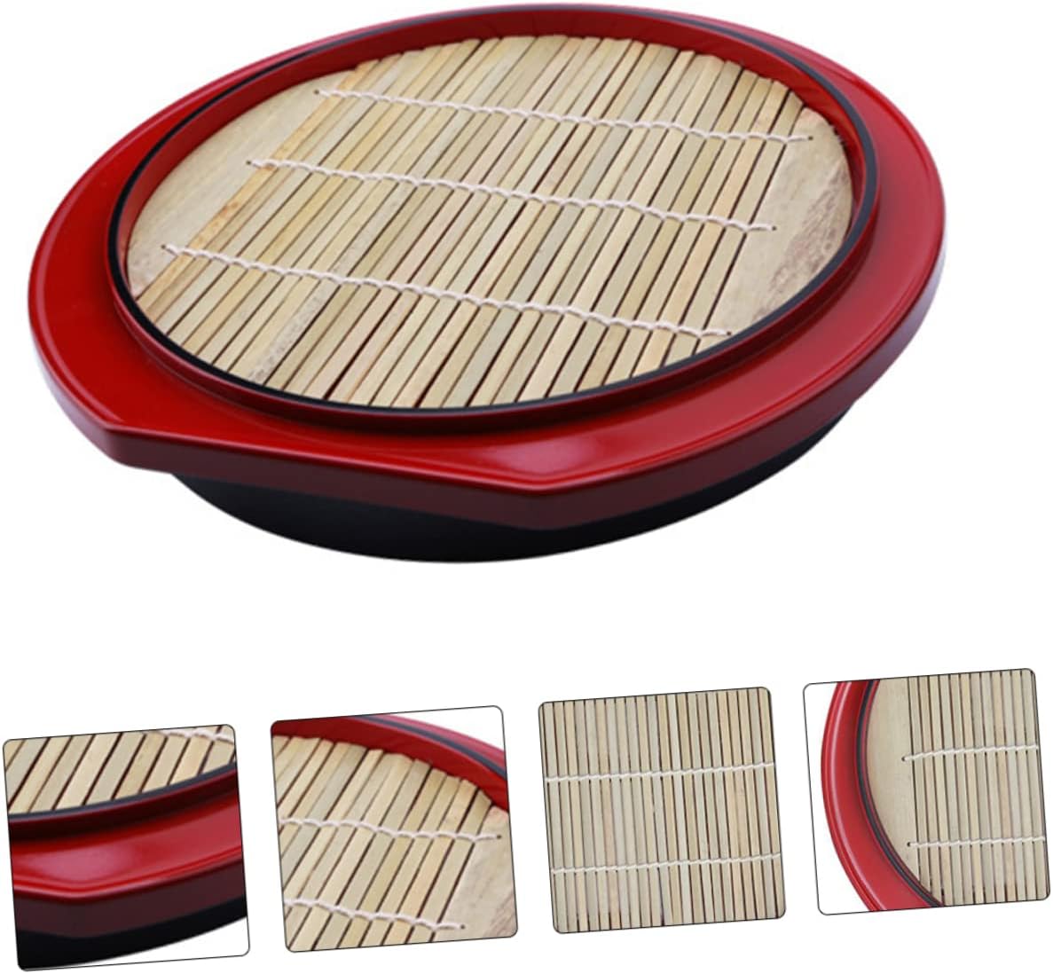 NOLITOY 1 Unidades Placa de fideos fríos japoneses Bandeja de fideos japoneses Plato de servir Plato de salsa japonesa Platos Japoneses Bandeja de