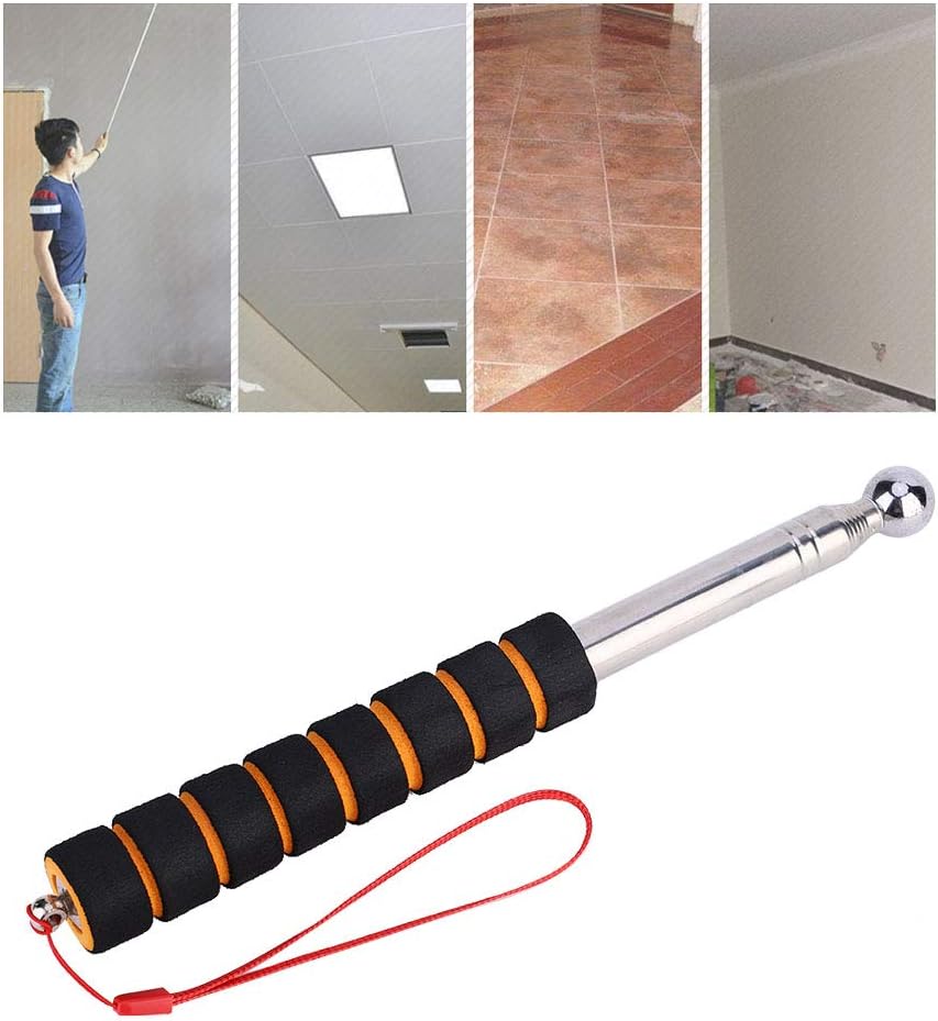 Martillo de tambor vacío a prueba de golpes con mango de esponja Herramienta de inspección de azulejos portátil Azulejos Herramienta de hardware de