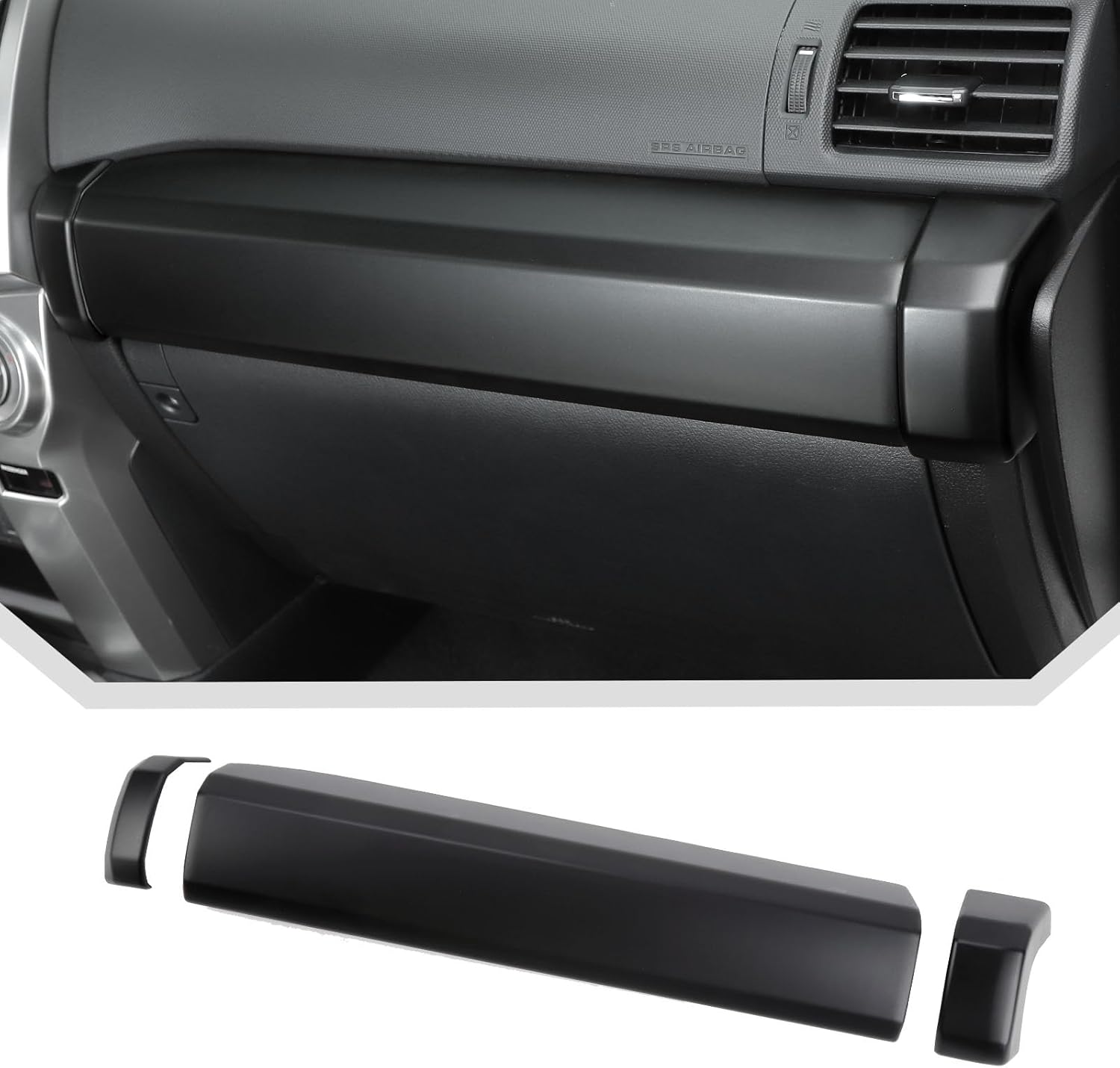 JeCar Cubierta de panel de tablero de consola central para 4Runner Accesorios interiores para Toyota 4Runner 2010-2023 Cubierta de tablero lateral