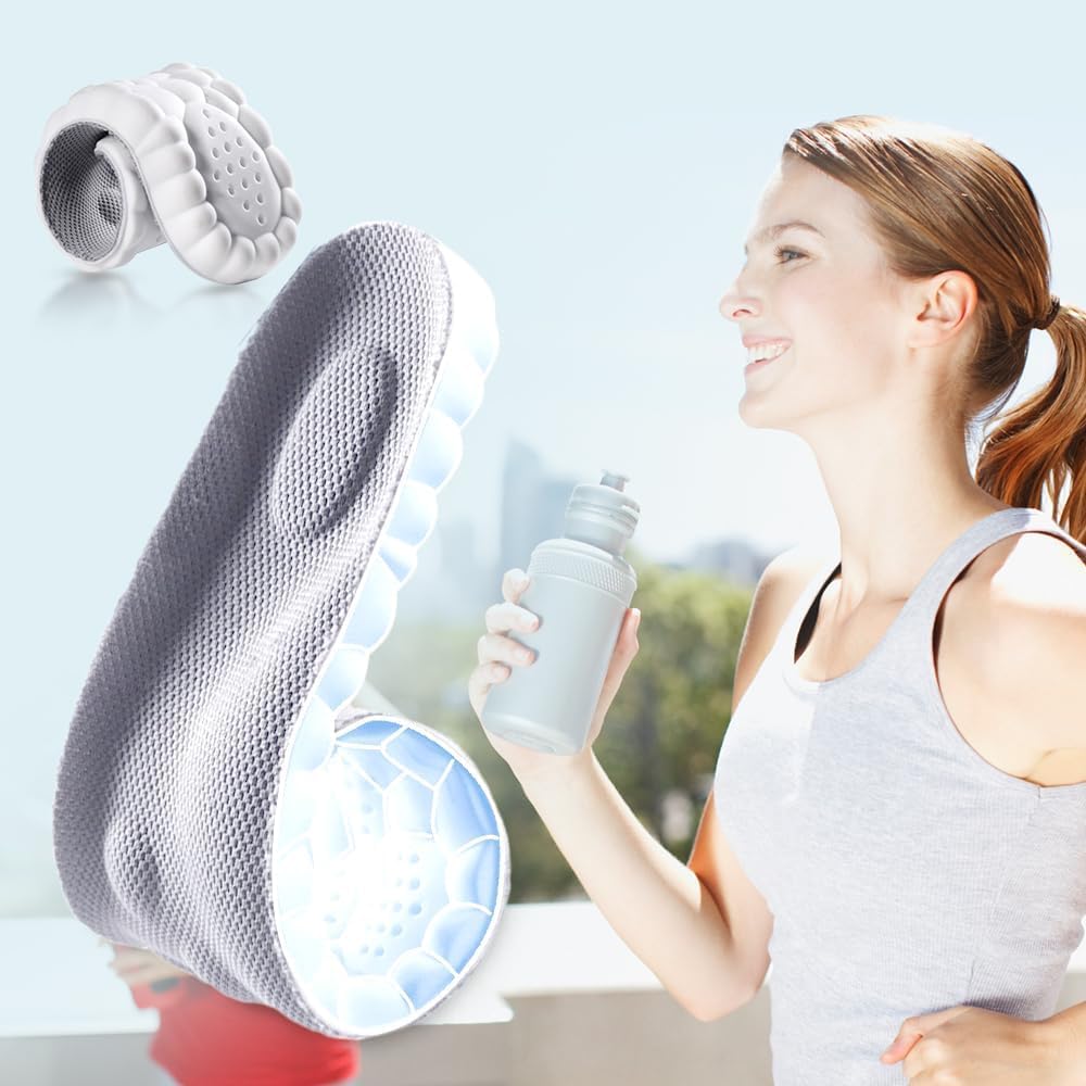 Plantilla con tecnología 4D Cloud, plantillas súper suaves, ultra cómodas, plantillas 4D, revolucionaria plantilla ortopédica, alta elasticidad en