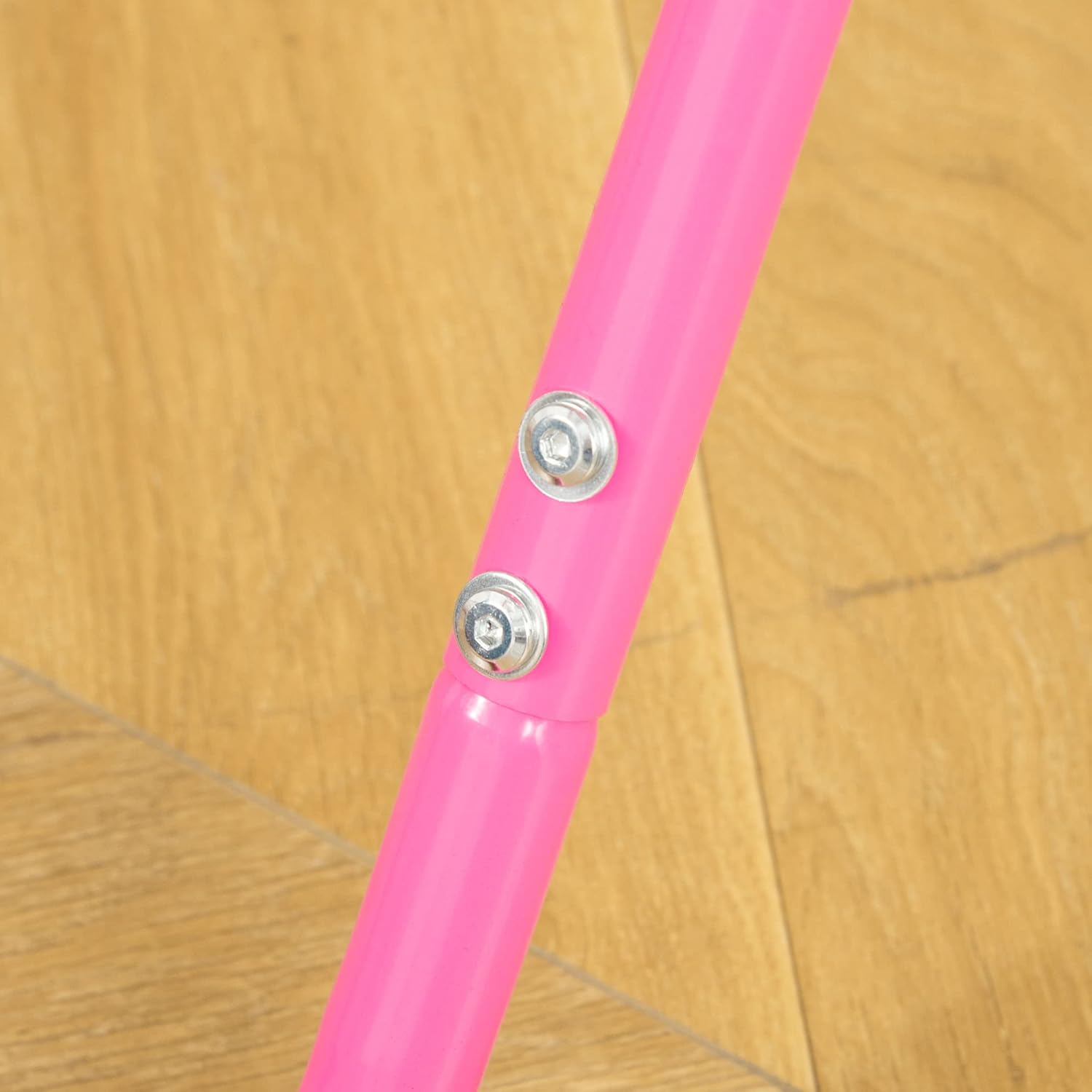 Qaba Barra de gimnasia plegable para niños con absorción de golpes, barra horizontal de gimnasia ajustable, barra de gimnasia para uso doméstico,