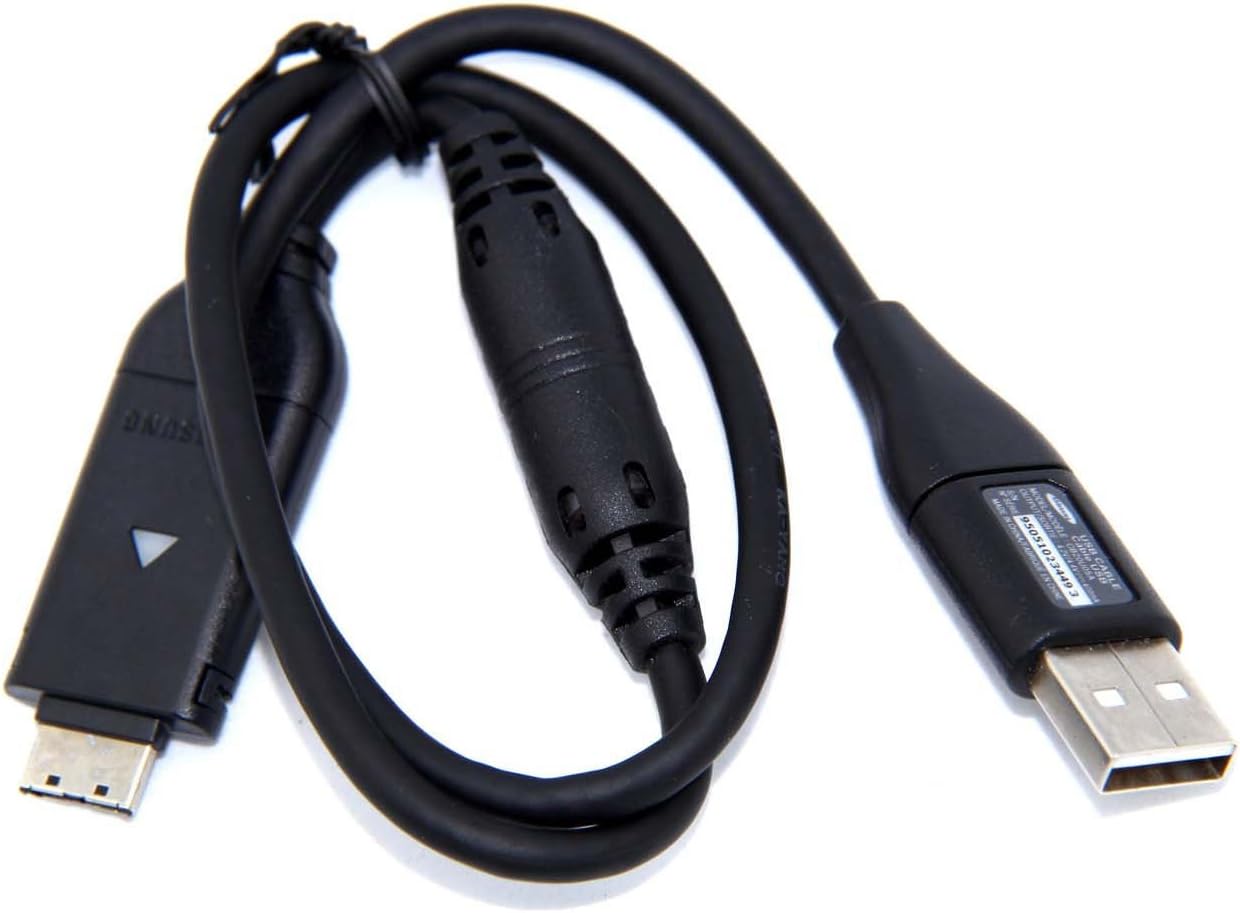 MaxLLTo Cargador de batería USB DC+cable de sincronización de datos para Samsung HZ25W HZ30W HZ35W WB600 WB650 WB5000 i8 i80 L100 L110 L120 L201