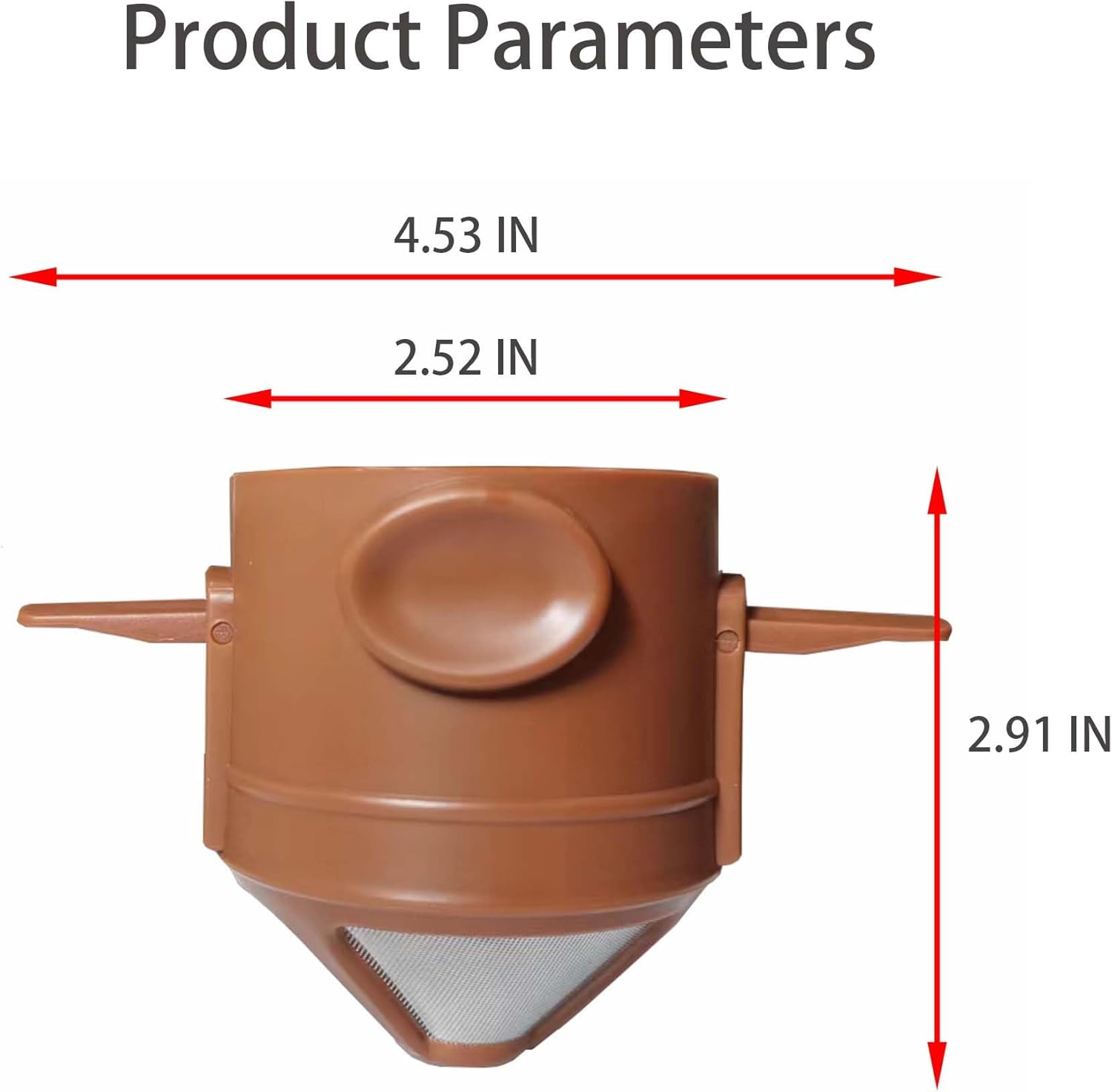 Gotero de café para verter sobre café, filtros de café reutilizables de acero inoxidable, filtro de café fácil de limpiar, cafetera de viaje sin