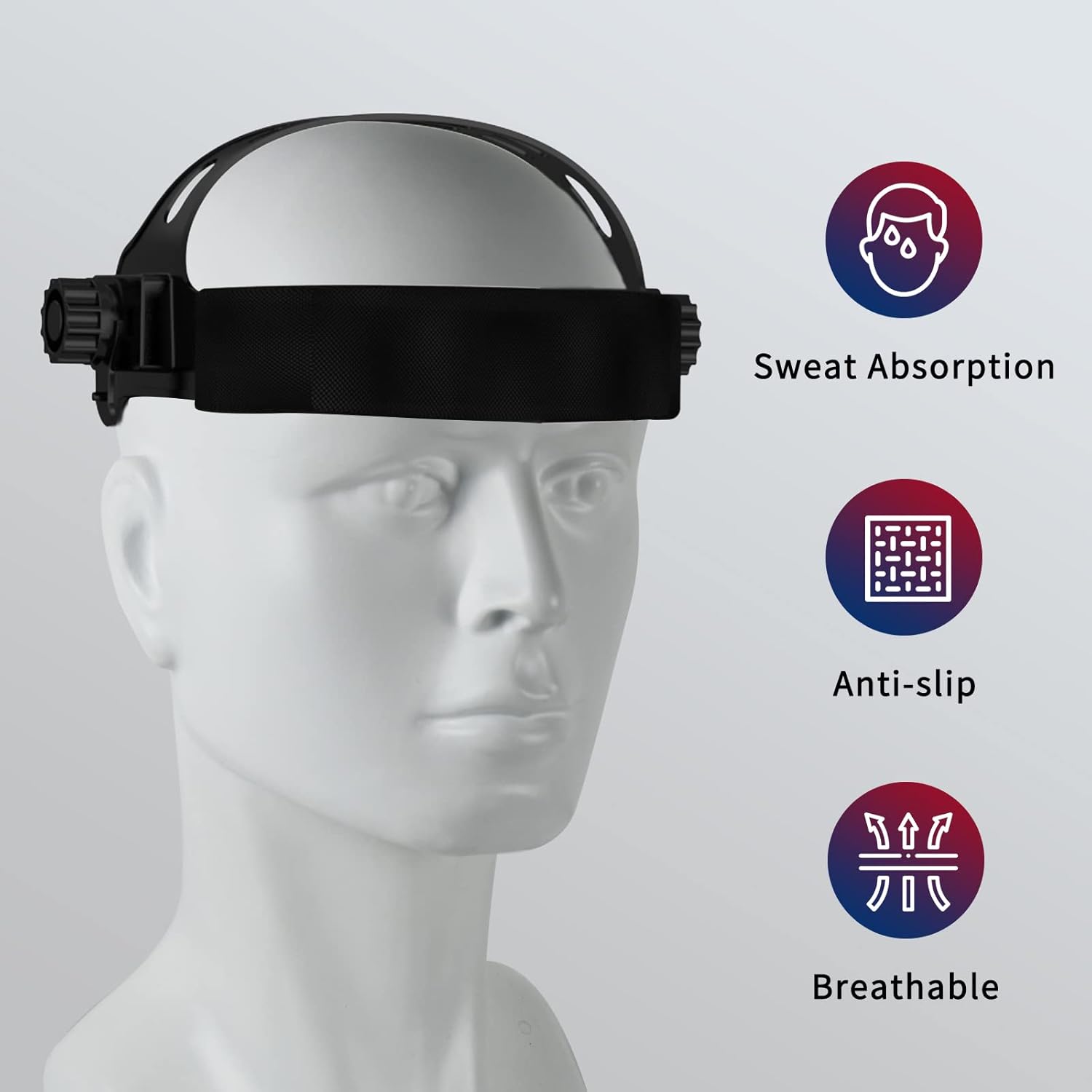 Casco de soldadura, casco de soldadura, repuesto para casco de soldadura, accesorios para casco de soldadura, con banda para el sudor para casco de