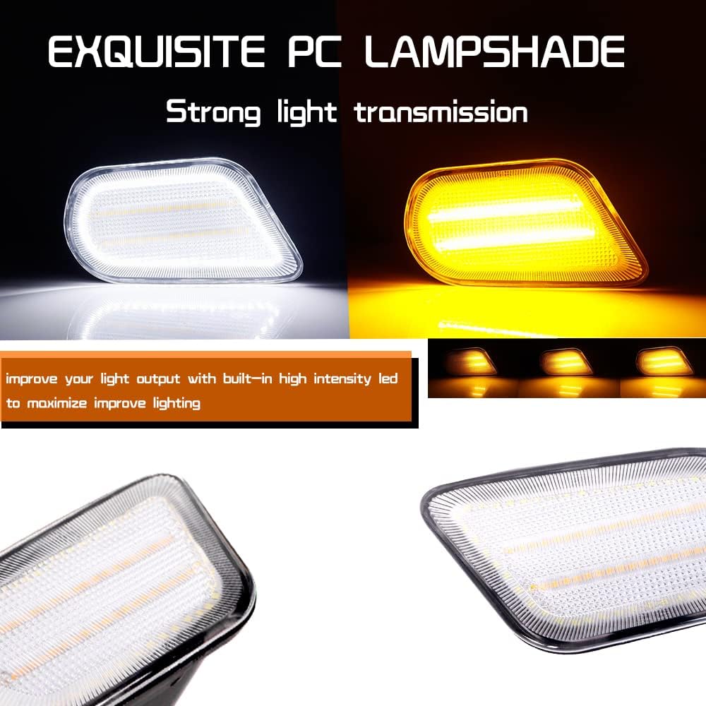 Para 1998 1999 2000 2001 2002 Pontiac Firebird Trans Am parachoques delantero esquina señal de giro y luces de marcador laterales 2 en 1 reemplazo