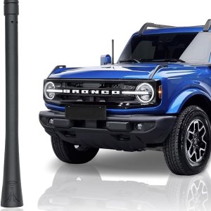 PYGHAP Elegante antena de radio AM FM de 6 pulgadas, compatible con antena de goma flexible Ford Bronco Sport, antena de varilla a prueba de lavado PYGHAP Elegante antena de radio AM FM de 6 pulgadas, compatible con antena de goma flexible Ford Bronco Sport, antena de varilla a prueba de lavado