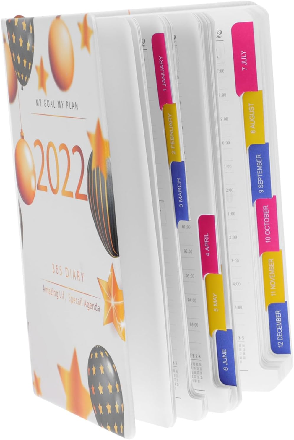 1 agenda 2022 con líneas para mini cuadernos para planificar listas de tareas, planificar el tiempo, agenda diaria, cuaderno de notas A5, libro de