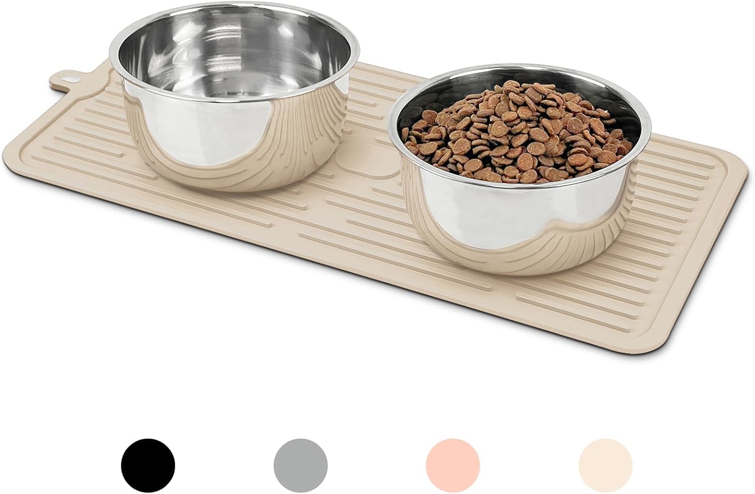 Ptlom Mantel individual para mascotas para perros y gatos, antideslizante, impermeable, tapete de alimentación para perros que evita el