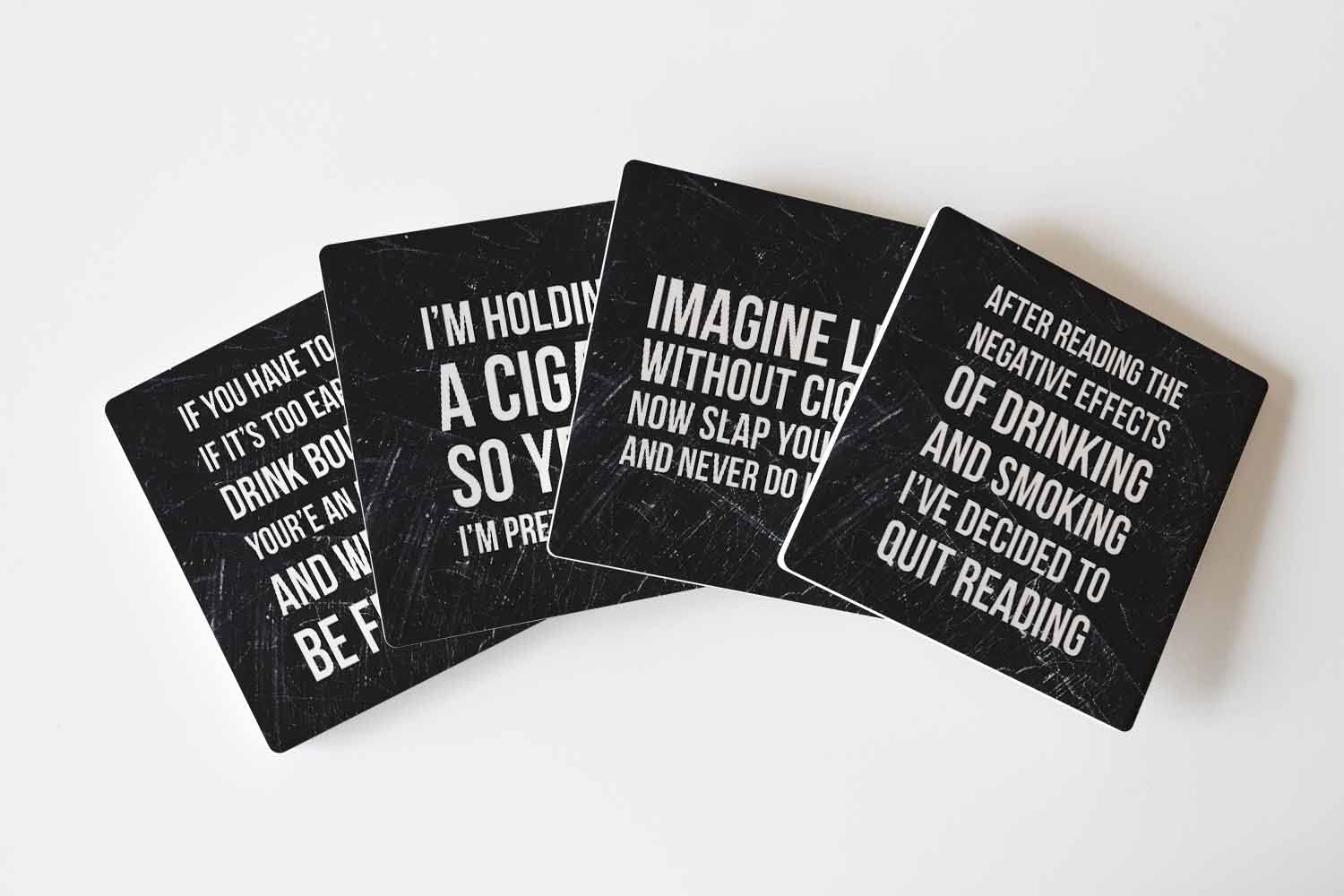 4 posavasos de cerámica absorbente con parte trasera de corcho, diseño artístico, juego de posavasos cuadrados de 4 x 4 pulgadas, protege la mesa,