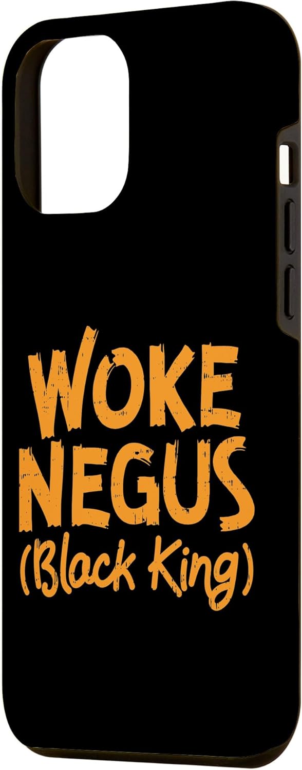 Funda de regalo para iPhone 14 Pro Max Woke Negus Black King Black Pride Afroamericanos