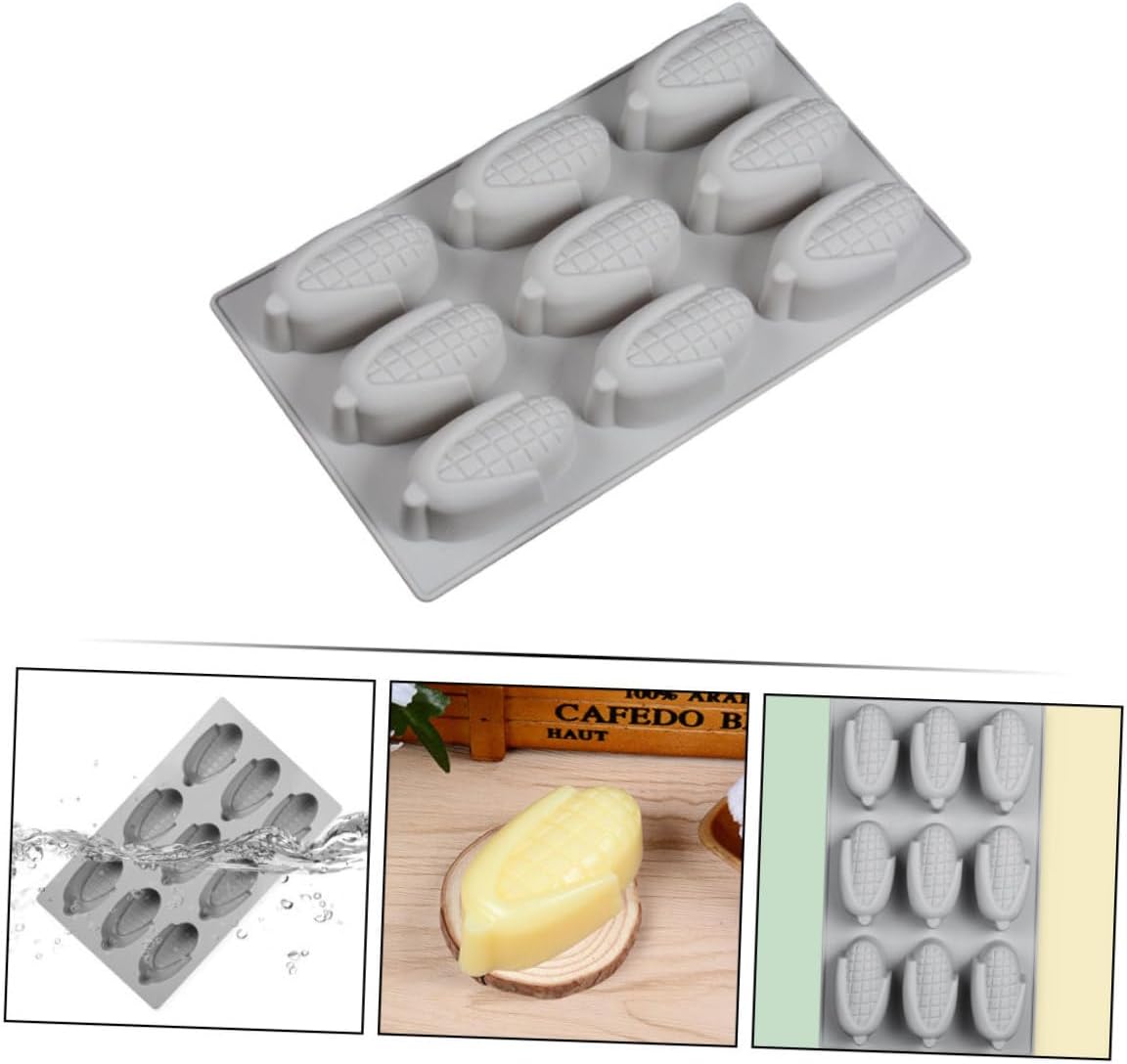 Silicone Cake Pan Candy bread pan corn Soap candy corn candy molds chocolate candies molde de para resina cute non-stick mold food grade Bread