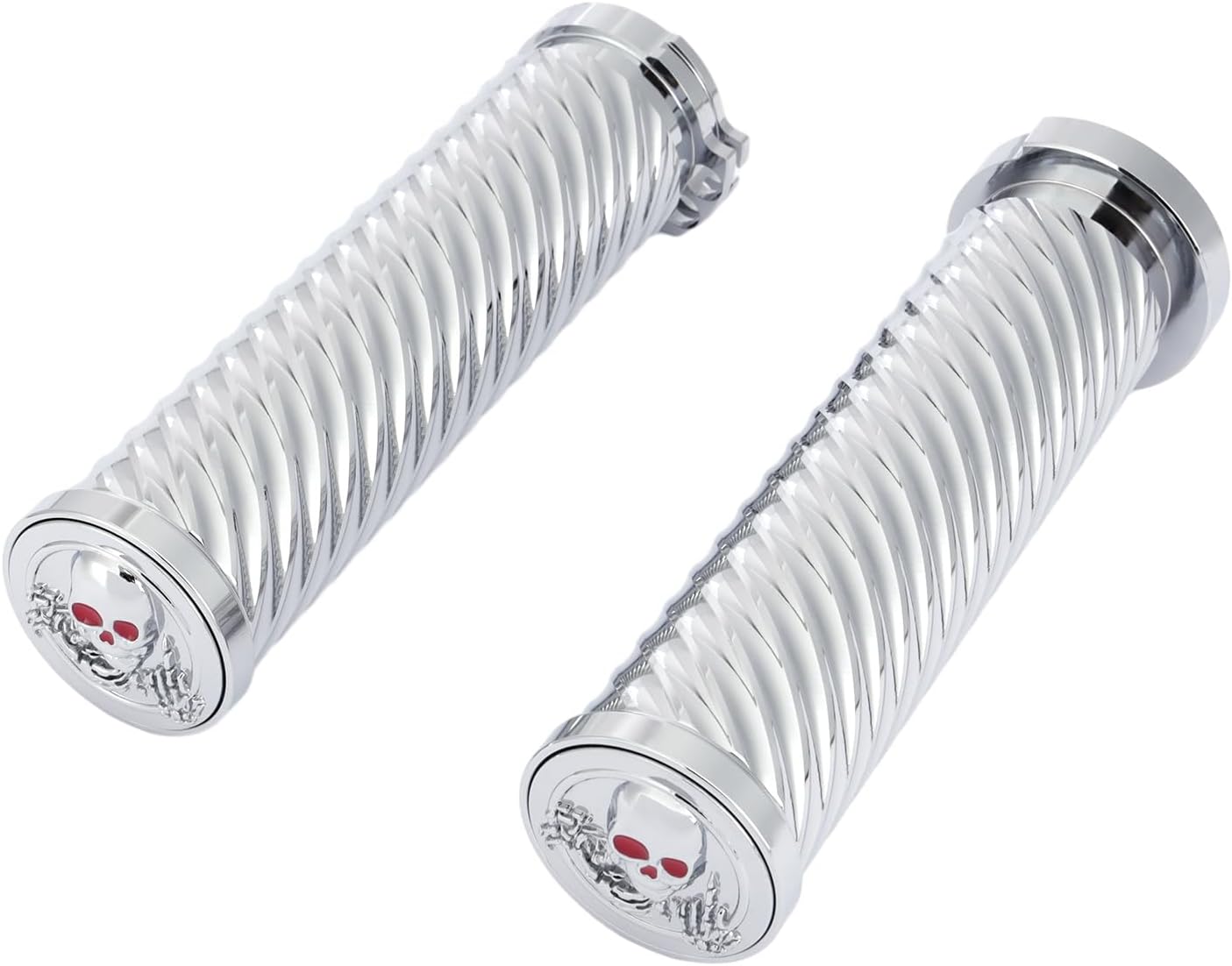 Manillar CNC de aluminio negro para motocicleta, agarre para Harley Sportster Touring Dyna Softail