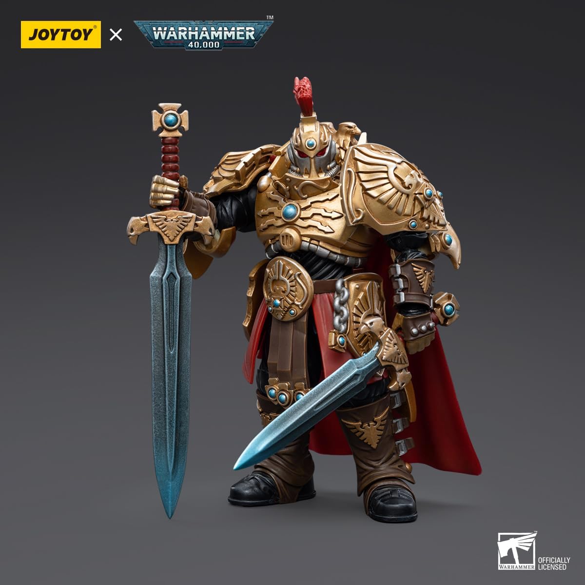 JOYTOY Warhammer 40k Adeptus Custodes Blade Champion Figura de acción coleccionable a escala 118