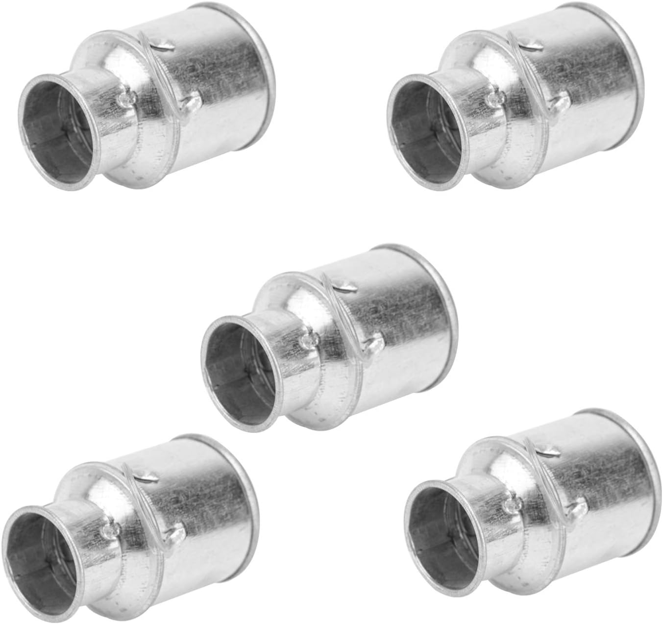 Cabilock 5 piezas mini cubo de flores vintage de granja jarrón miniatura maceta rústica hierro galvanizado leche jarrón jarrón casa de muñecas micro