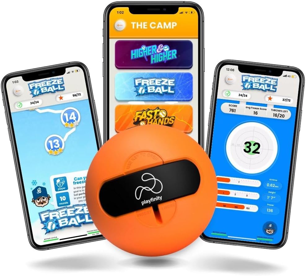 SmartBall – Bola blanda con sensores + aplicación gratuita con juegos – Consigue que los niños estén al aire libre y activos – Combina el juego