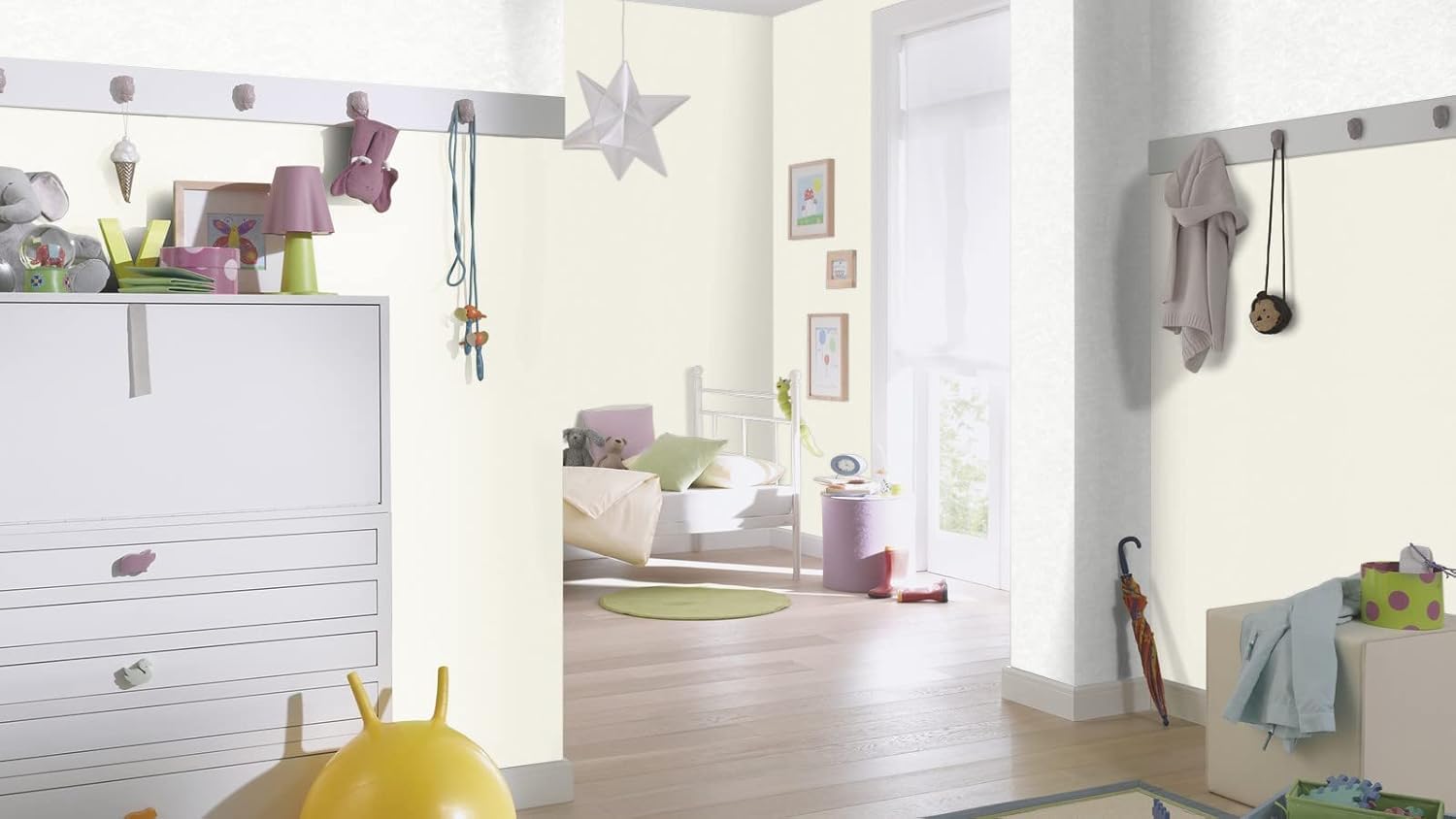 CONCORD WALLCOVERINGS  Papel tapiz moderno con textura abstracta, pared decorativa de vinilo, blanco, 21 pulgadas x 33 pies (57 pies cuadrados),