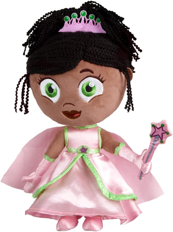 Mighty Mojo Super Why Plush – Super Why Princess Presto – Muñeca de peluche de 10 pulgadas – Juguete educativo oficial de PBS para niños