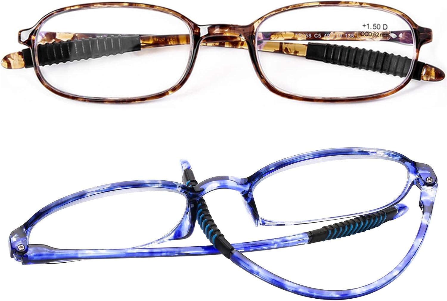 Lentes de lectura para computadora con bloqueo de luz azul, ligeras, para mujeres y hombres.