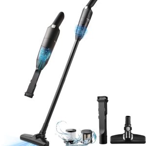 REECOO Aspirador de mano Aspirador vertical Super Absorción Aspirador inalámbrico recargable con potente succión Mini aspiradora inalámbrica portátil REECOO Aspirador de mano Aspirador vertical Super Absorción Aspirador inalámbrico recargable con potente succión Mini aspiradora inalámbrica portátil