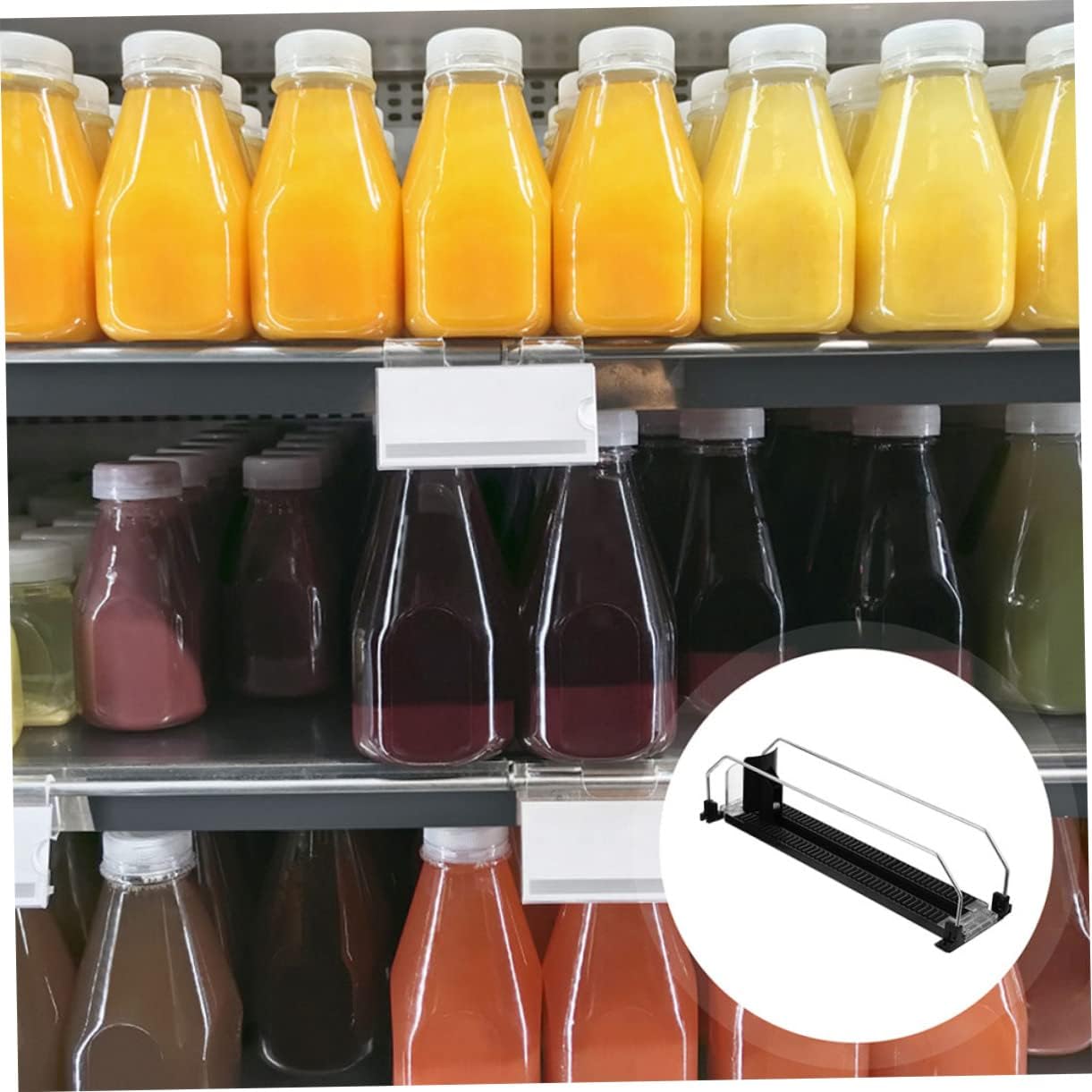 ABOOFAN 2pcs Propeller Drink Shelf Replenishment Pusher Drink Vending Machine Pusher Tray for Drinks Mini Vending Machine Trending Can Rack