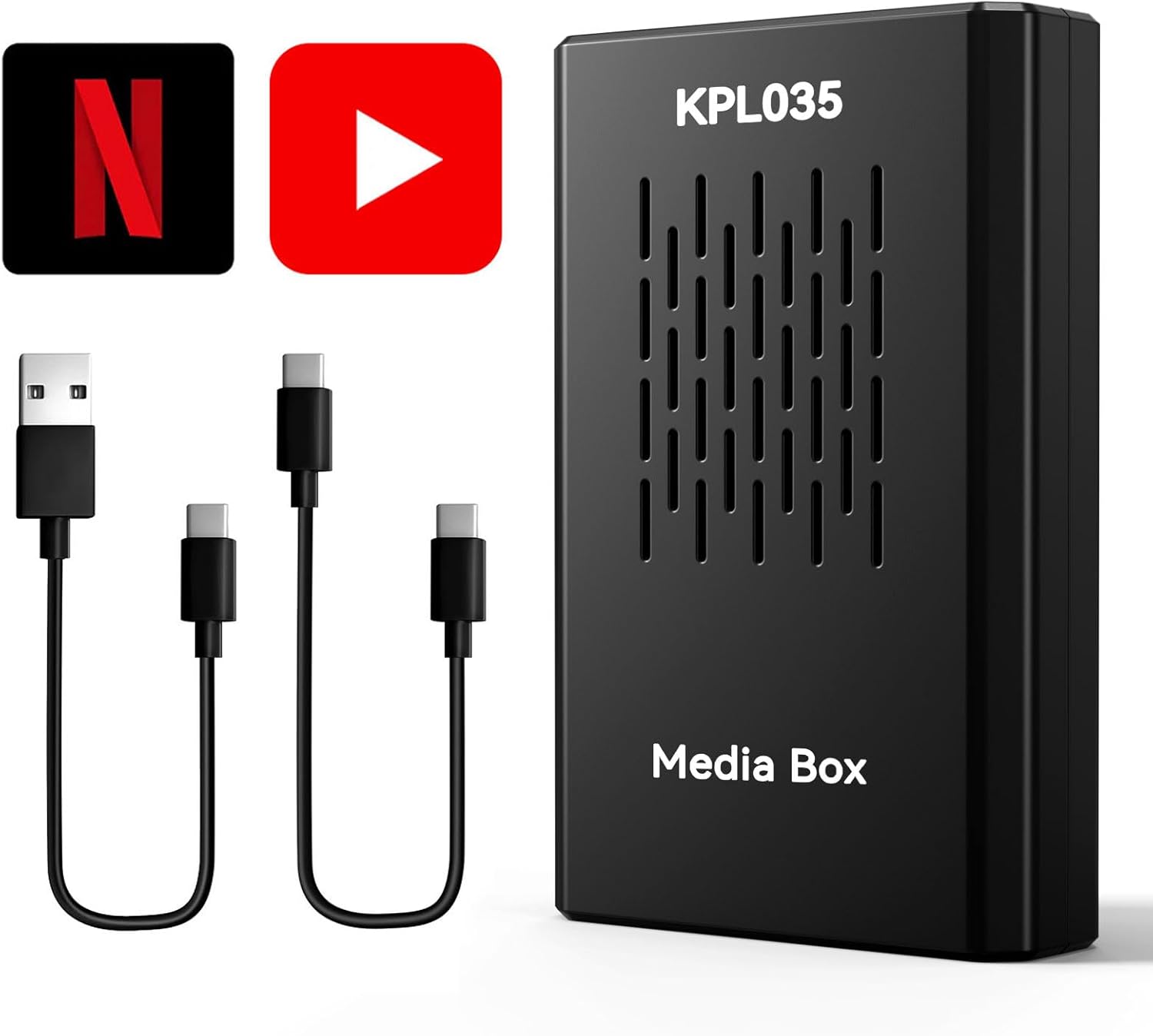 FitAlly Adaptador inalámbrico CarPlay – 2 en 1 Carplay inalámbrico y adaptador automático Android con tarjeta SD de Netflix YouTube, AI Box Lite