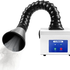 ComMarker Extractor de humos de soldadura de 30 W, amortiguador de prevención de humo, ventilador de trabajo para estación de soldadura (110 V) ComMarker Extractor de humos de soldadura de 30 W, amortiguador de prevención de humo, ventilador de trabajo para estación de soldadura (110 V)
