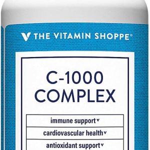 The Vitamin Shoppe Complejo C-1000 1,000 MG, antioxidante que apoya la salud inmune y cardiovascular (300 cápsulas) The Vitamin Shoppe Complejo C-1000 1,000 MG, antioxidante que apoya la salud inmune y cardiovascular (300 cápsulas)