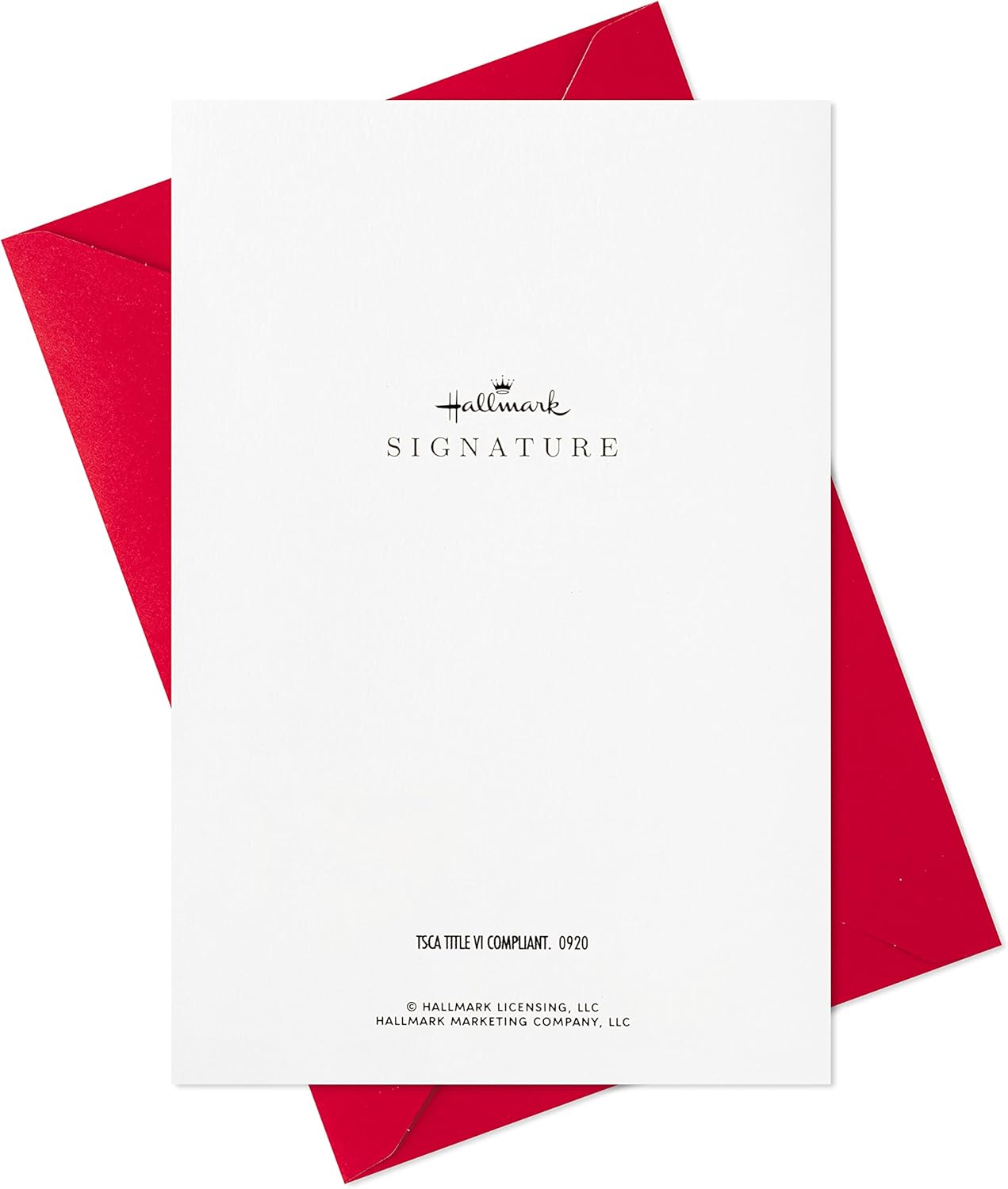 Hallmark Tarjeta de San Valentín de madera de firma (So Loved)