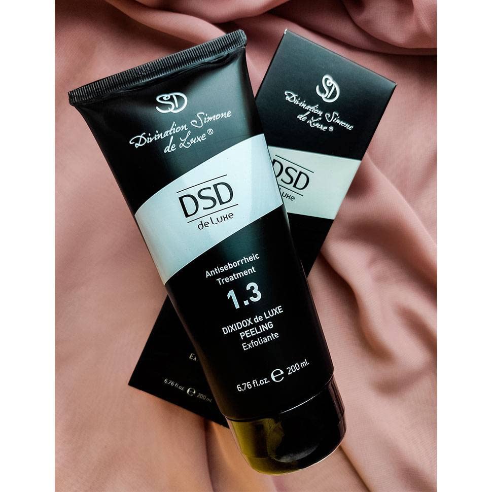 DSD Simone De Luxe Dixidox Peeling 1.3 Tratamiento para cabello graso 6.76 oz “Free Starry Sexy Kiss Lip Pumpling 10 Ml”